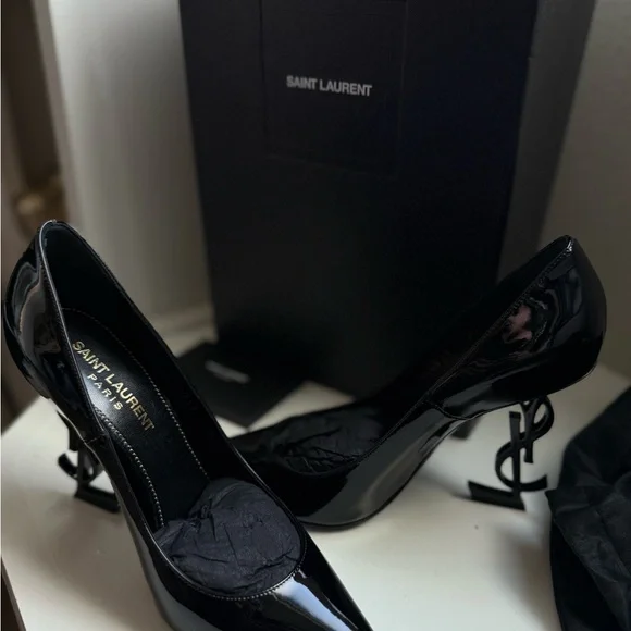 YSL OPYUM PUMPS IN PATENT LEATHER Size 36 - Picture 4 of 4